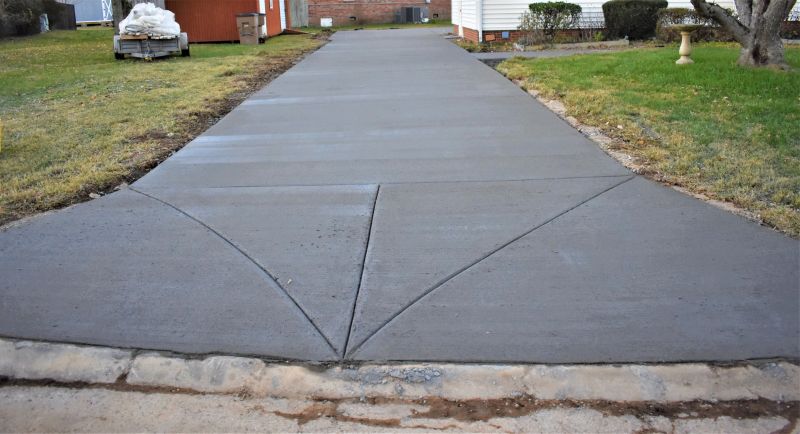 Driveway with Clear Markings